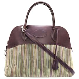 Hermès-Bolso Hermes Bolide 31 en Raisin-Burdeos