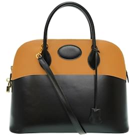 Hermès-Sac à main Hermes Bolide 35-Noir,Autre