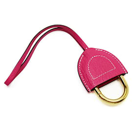 Hermès-Porte-clé charm Hermes-Rose