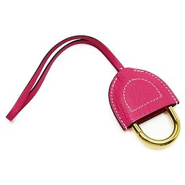 Hermès Hermes Key Ring Charm Pink