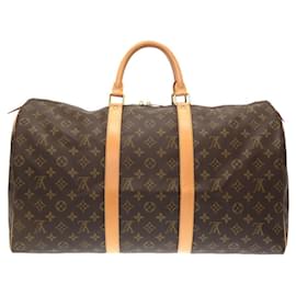 Louis Vuitton-Boston Tasche Louis Vuitton Monogram Keepall 50 M41426-Braun