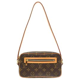 Louis Vuitton-Sac à épaule Louis Vuitton Monogram Pochette Cite M51183-Marron