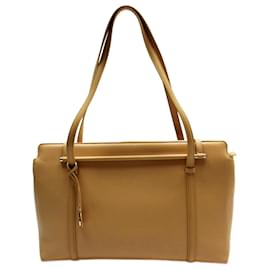 Cartier-Beige Leder Schultertasche von Cartier-Beige