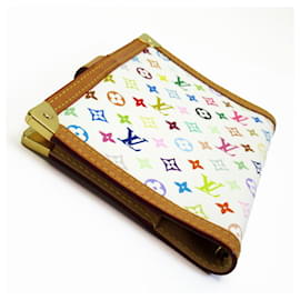 Louis Vuitton-Cubierta de cuaderno Agenda Monogram Multicolore Louis Vuitton-Blanco