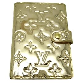 Louis Vuitton-Cubierta de cuaderno Agenda PM Monogram Miroir Louis Vuitton-Dorado