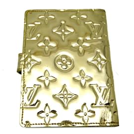 Louis Vuitton-Cubierta de cuaderno Agenda PM Monogram Miroir Louis Vuitton-Dorado