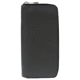 Louis Vuitton-Louis Vuitton Taiga Long Wallet-Black