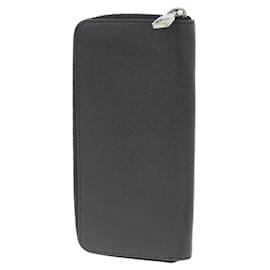 Louis Vuitton-Louis Vuitton Taiga Long Wallet-Black