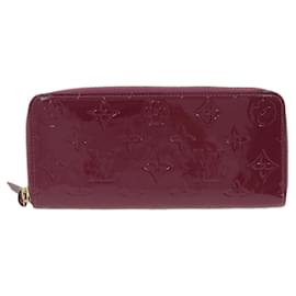 Louis Vuitton-Cartera larga Louis Vuitton Monogram Vernis en magenta-Otro