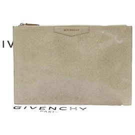 Bolsa clutch limitada Givenchy Antigona 2015 Dourado