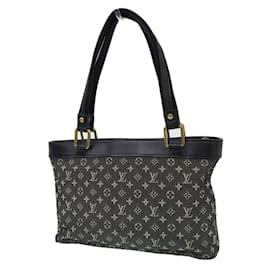 Louis Vuitton-Louis Vuitton Monogram Mini Lucille PM Tote Bag-Black