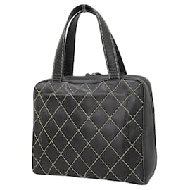 Chanel-Bolsa de mão Chanel Wild Stitch-Preto