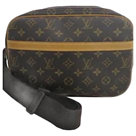 Louis Vuitton-Louis Vuitton Monogram Reporter PM Schultertasche-Braun