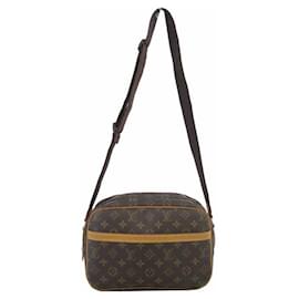 Louis Vuitton-Louis Vuitton Monogram Reporter PM Schultertasche-Braun