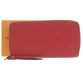 Louis Vuitton-Louis Vuitton Monogram Empreinte Long Wallet-Red