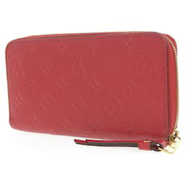 Louis Vuitton-Louis Vuitton Monogram Empreinte Long Wallet-Red