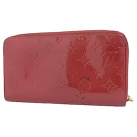 Louis Vuitton-Louis Vuitton Monogram Vernis Long Wallet-Red