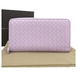 Bottega Veneta-Portefeuille Long Intrecciato Bottega Veneta-Violet