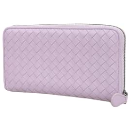 Bottega Veneta-Portefeuille Long Intrecciato Bottega Veneta-Violet