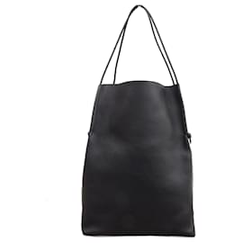 Bottega Veneta-Bolsa tote de couro preto Bottega Veneta-Preto