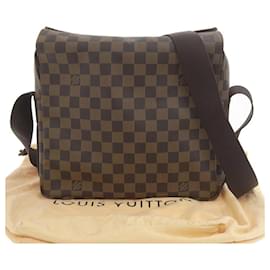 Louis Vuitton-Sac à épaule Damier Naviglio Louis Vuitton-Damier ebène