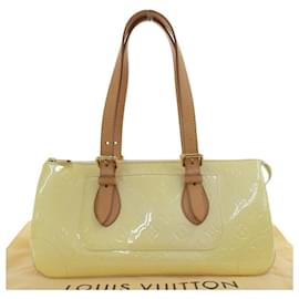 Louis Vuitton-Sac à épaule Rosewood Avenue Vernis Louis Vuitton-Blanc