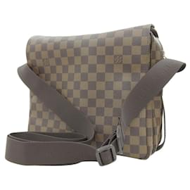 Louis Vuitton-Sac à épaule Damier Naviglio Ebene de Louis Vuitton-Damier ebène