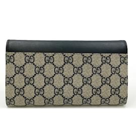 Gucci-Cartera Long Bill Gucci-Azul marino