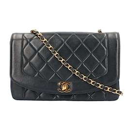 Chanel-Sac à épaule Chanel Diana Chain-Noir