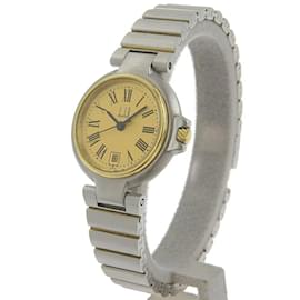 Alfred Dunhill-Reloj de pulsera chapado en oro Dunhill Millennium-Plata,Dorado