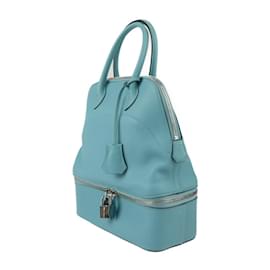 Hermès-Sac à main Hermes Bolide Sucre-Bleu