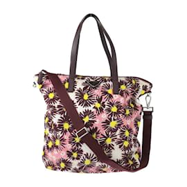 Prada-Sac fourre-tout Prada B4696F-Rose,Multicolore,Bordeaux