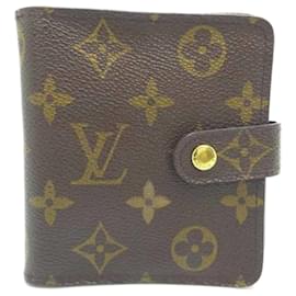 Louis Vuitton-Louis Vuitton Monogram Ebene Bifold Geldbörse-Braun,Andere,Damier ebene,Monogramm