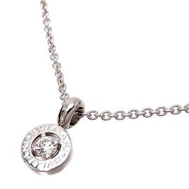 Bulgari Bvlgari 750WG Diamant Damenhalskette Weiß