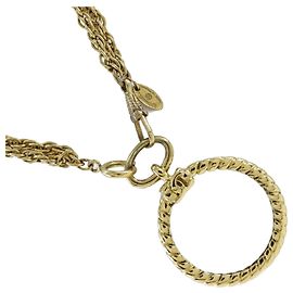 Collier Loupe Vintage Plaqué Or Chanel Doré