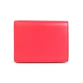 Fendi-Fendi Bifold Wallet in Red and Beige-Red,Beige