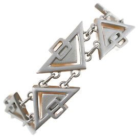 Pulseira de charme prateada Bottega Veneta Outro