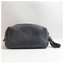 Gucci-Pochette en cuir Gucci Soho-Noir