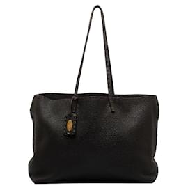 Fendi-Fendi Selleria Stitch Shoulder Bag-Brown