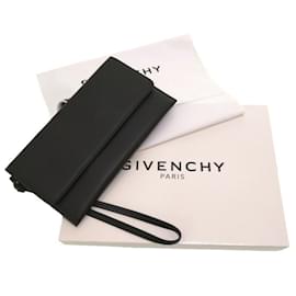 Givenchy-Pochette en cuir noir Givenchy-Noir