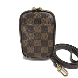 Louis Vuitton-Pochette Etui Okapi PM Damier Louis Vuitton-Marron