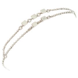 Bracciale a 2 file di charm Michel Klein Argento