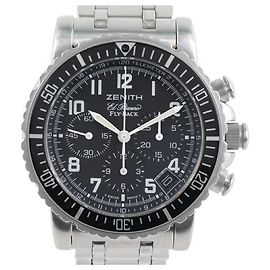 Zénith Relógio de pulso automático cronógrafo Zenith Rainbow Black Outro