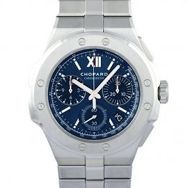 Relógio Chopard Alpine Eagle XL Chrono 298609-3001 com mostrador azul Azul