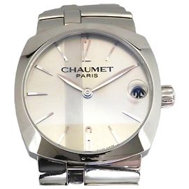 Reloj de pulsera Chaumet Miss Dandy W1166029K esfera plateada Otro