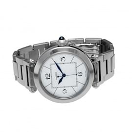 Cartier-Cartier Pasha W30187M9 Silver Dial Men's Wristwatch-Other