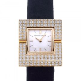 Damenarmbanduhr Van Cleef & Arpels Weiß