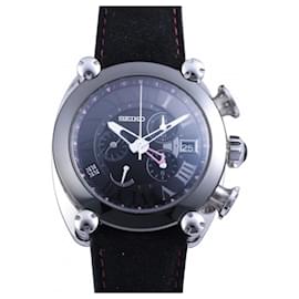 Seiko-Seiko Galante SBLA107 Black Dial Watch-Black