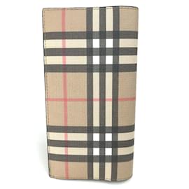 Burberry-Burberry Cavendish Vintage Check Long Wallet-Black,Beige