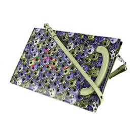 Christian Louboutin-Pochette portefeuille petite Trick Track de Christian Louboutin-Multicolore